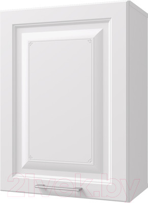 Шкаф навесной для кухни Горизонт Мебель Классик 60 (белый эмалит)
