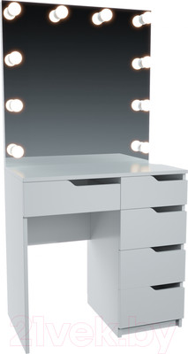 Туалетный столик с зеркалом Мир Мебели С подсветкой 26 ZB
