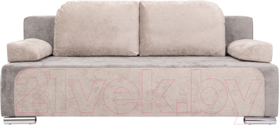 Диван KRONES Атлант (велюр бежевый/серый)