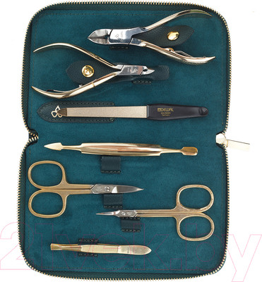 Набор для маникюра Dewal 904GREEN (зеленый)