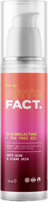 Крем для лица Art&Fact Gluconolactone PHA+Tea Tree Oil анти-акне для проблемной кожи (50мл)