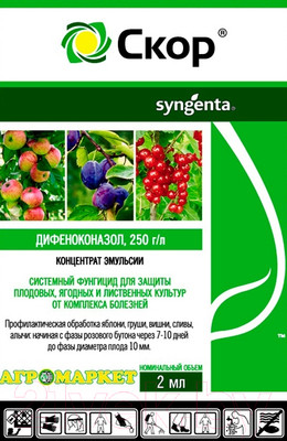 Фунгицид Syngenta Скор КЭ (2мл)