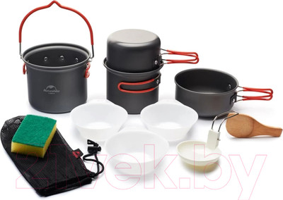 Походный набор Naturehike 4в1 NH18T018-G / 6927595730324