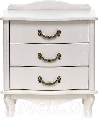 Прикроватная тумба Импэкс Джульетта 3 ящика (молочный дуб)