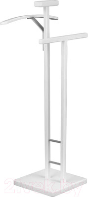 Стойка для одежды Мебелик Костюмная Галант 340 (металлик/белый)