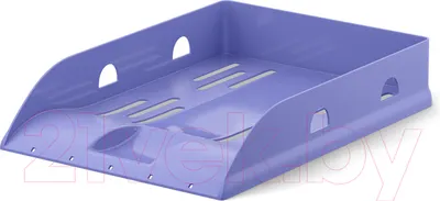 Лоток для бумаг Erich Krause Base Pastel / 57940 (фиолетовый)