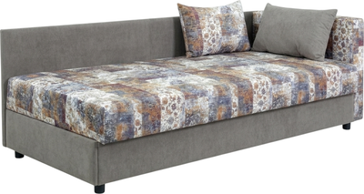 Тахта KRONES Эллада (велюр рисунок/светло-серый)