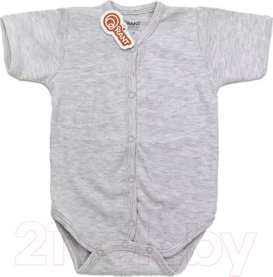 Боди для малышей Rant 6569-62 (светло-серый меланж, р.62)