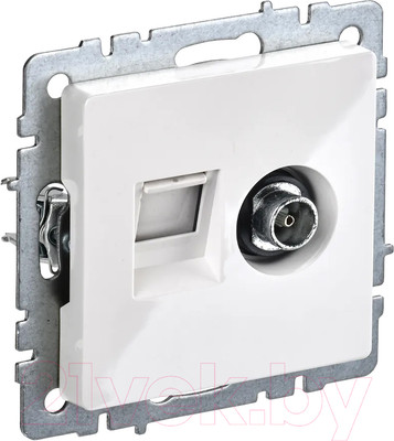 Розетка IEK BR-AK20-1-K01 (белый)