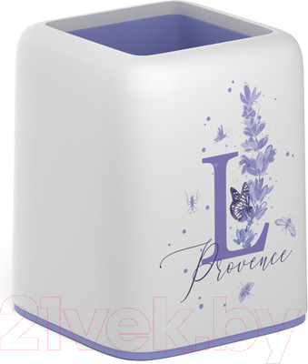 Подставка настольная Erich Krause Forte. Lavender / 58025 (белый/фиолетовый)