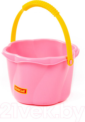 Ведерко для игры в песочнице Полесье Ведро-цветок / 94193 (в ассортименте)