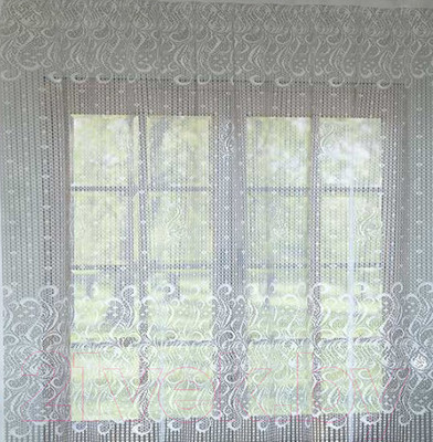 Гардина Лента м287 (160x170, белый)