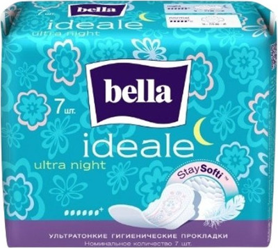 Прокладки гигиенические Bella Ideale Ultra Night StaySofti (7шт)