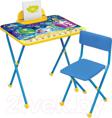 Комплект мебели с детским столом Ника КП2/8 Математика в космосе