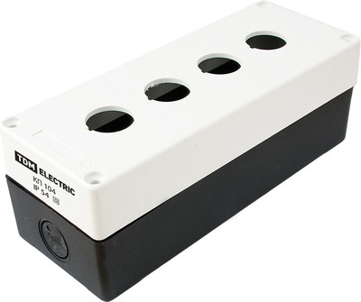 Корпус постов TDM КП104 для кнопок управления (белый)