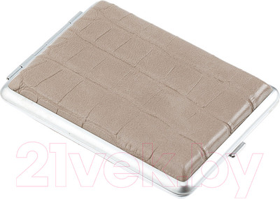 Портсигар S.Quire NSO21-95LBg-RB (серый/бежевый)