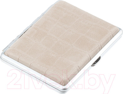 Портсигар S.Quire 21-7495BBg-MC (серый/бежевый)