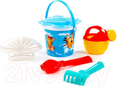Набор игрушек для песочницы Полесье Три кота и море приключений №2 / 91918 (в ассортименте)