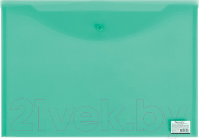Папка-конверт Brauberg КНК-180 / 224033 (зеленый)