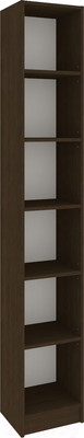 Стеллаж Кортекс-мебель Бинго 30x202 (венге)