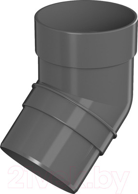 Колено трубы водосточной Технониколь Оптима 135 градусов / 066397 (серый)