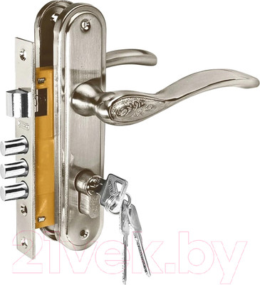 Замок врезной Loid LH 7036 - 103SN (матовый хром)