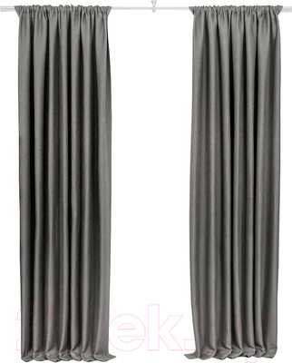 Комплект штор Модный текстиль 112MT391019 (260x150, 2шт, темно-серый)