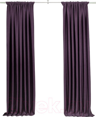Комплект штор Модный текстиль 112MT391011 (260x200, 2шт, фиолетовый)
