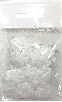 Тесьма декоративная No Brand Цветок-1 / 2309А (3м, белый)