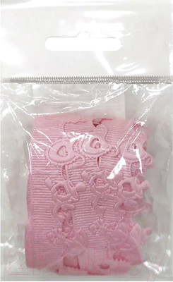 Тесьма декоративная No Brand Детская / 2304-1А (3м, розовый)