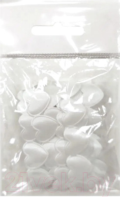 Тесьма декоративная No Brand Сердце / 2306А (3м, белый)