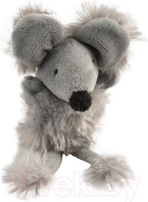 Игрушка для кошек Duvo Plus Ушастая мышка / 12083/DV (серый)