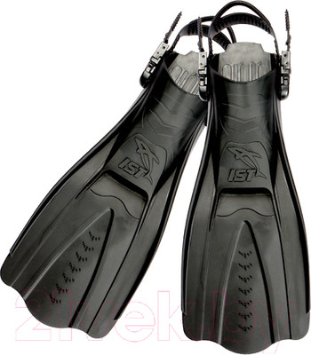 Ласты IST Sports FP02BK-M/L (черный/серый)