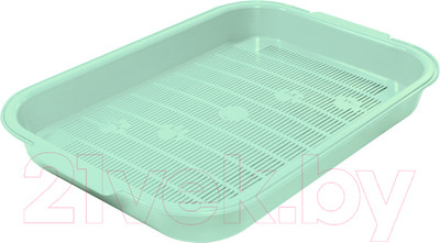 Туалет-лоток Gamma Колор c сеткой / 20432029 (фисташковый)