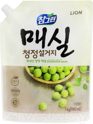 Средство для мытья посуды Lion Chamgreen Японский абрикос (1л)