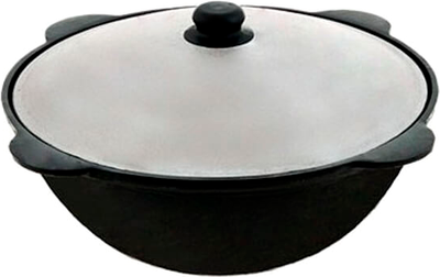 Казан Davr Metall Узбекский чугунный (8л, круглое дно)