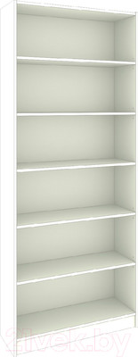 Стеллаж Кортекс-мебель Бинго 80x202 (белый)