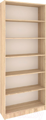 Стеллаж Кортекс-мебель Бинго 80x202 (дуб сонома)