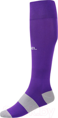 Гетры футбольные Jogel Camp Basic Socks / JC1GA0127.P3 (фиолетовый/серый/белый, р-р 39-42)