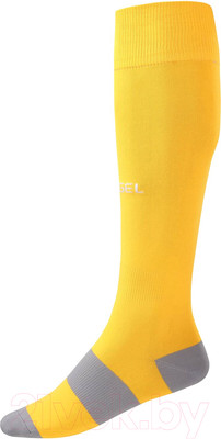 Гетры футбольные Jogel Camp Basic Socks / JC1GA0128.61 (желтый/серый/белый, р-р 43-45)