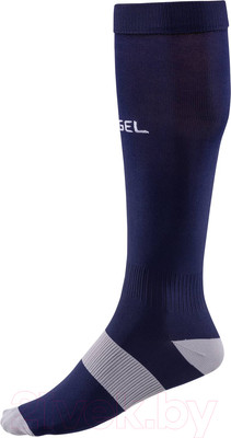 Гетры футбольные Jogel Camp Basic Socks / JC1GA0130.Z4 (р-р 43-45, темно-синий/серый/белый)