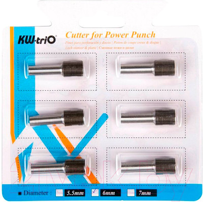 Набор ножей для дырокола KW-Trio 952/954 / 130001/6 (6шт)