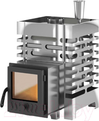 Печь-каменка Везувий Aston 12 Inox стекло