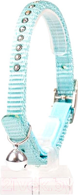 Ошейник Duvo Plus Стразы / 11157/blue