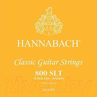 Струны для классической гитары Hannabach 800SLT