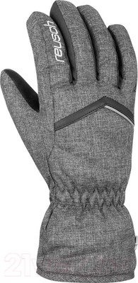 Перчатки лыжные Reusch Marisa / 6031150-7721 (р-р 6.5, Black/Black Melange)