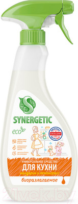 Чистящее средство для кухни Synergetic Биоразлагаемое мандарин и лемонграсс (500мл)
