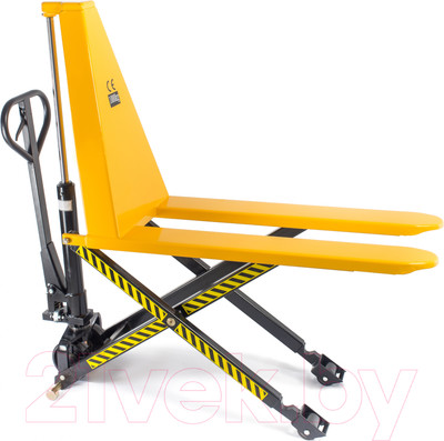 Тележка гидравлическая TOR 1500кг 1150мм HLS1500Q / 1002029 (полиуретановые колеса)