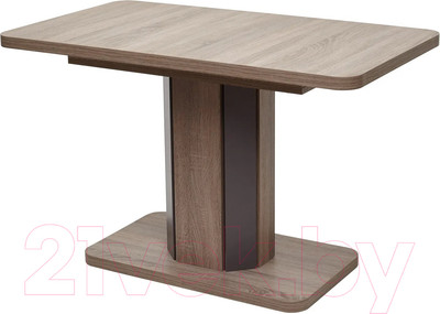 Обеденный стол M-City Stork 120 / DEDSTORKOAKKAN120 (дуб канзас/вольфрам)