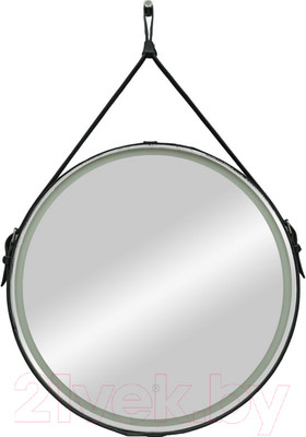 Зеркало Континент Millenium Black Led D 65 (натуральная кожа, черный)